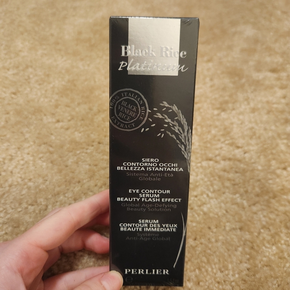 Perlier Black Rice Platinum Pure Eye Contour Serum 1.5 Oz
